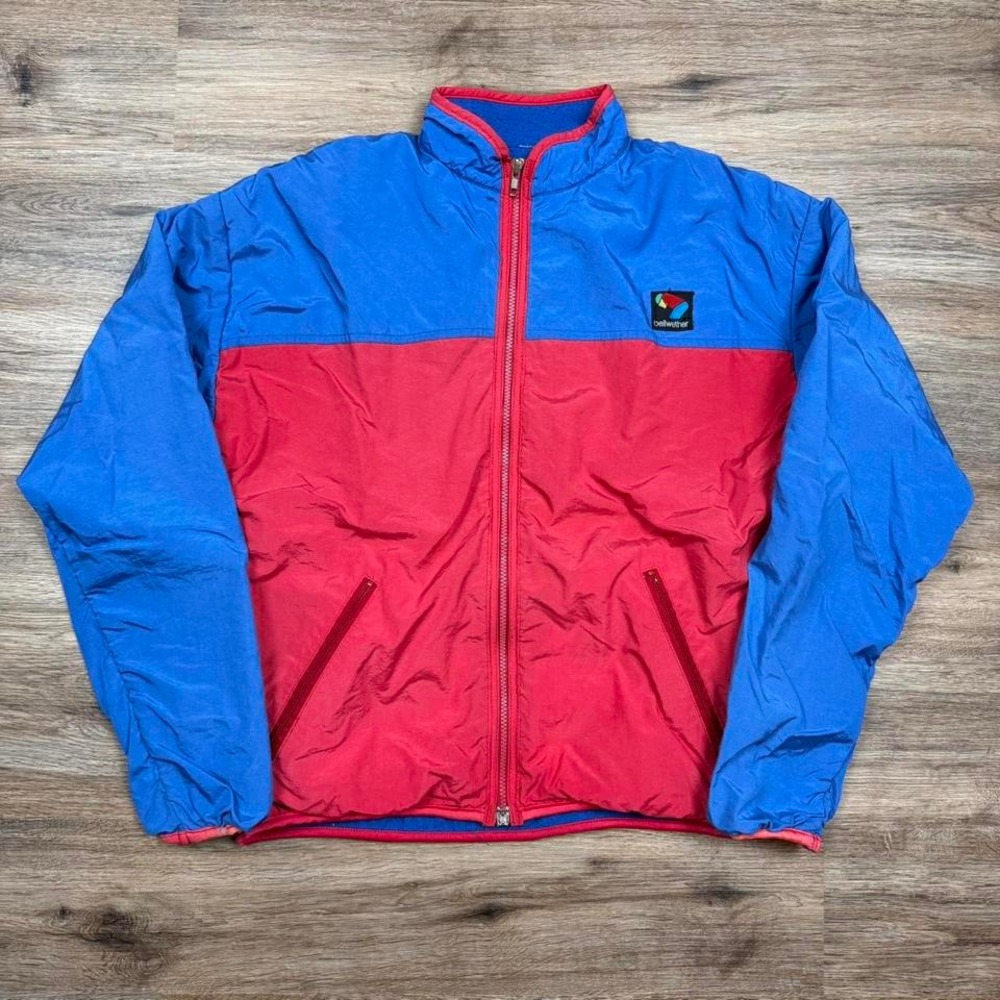 vintage 90s color block bellwether cycling jacket